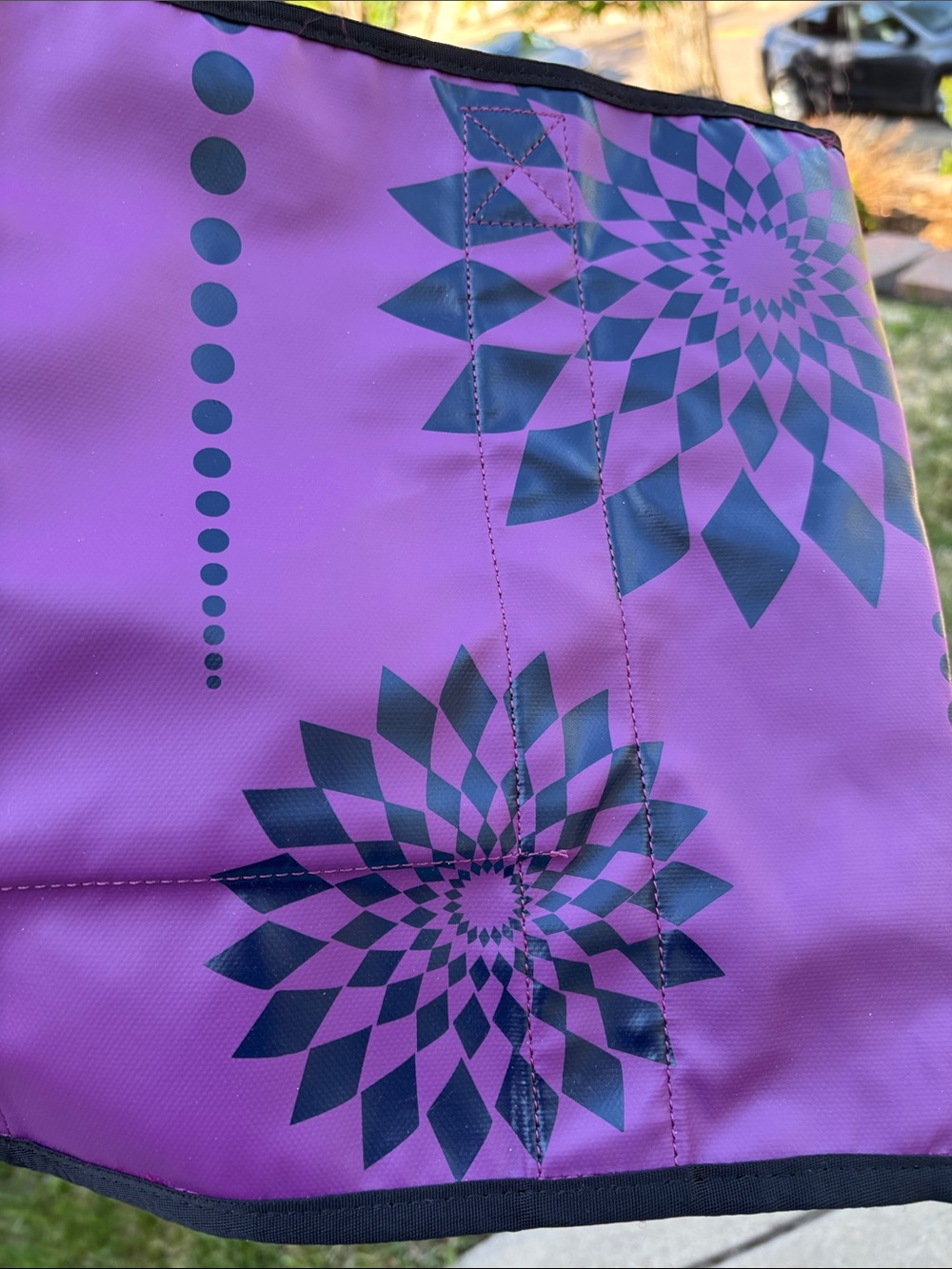Timbuk2 Reversible Tote with Geometric Floral Design - Picture 14 of 14